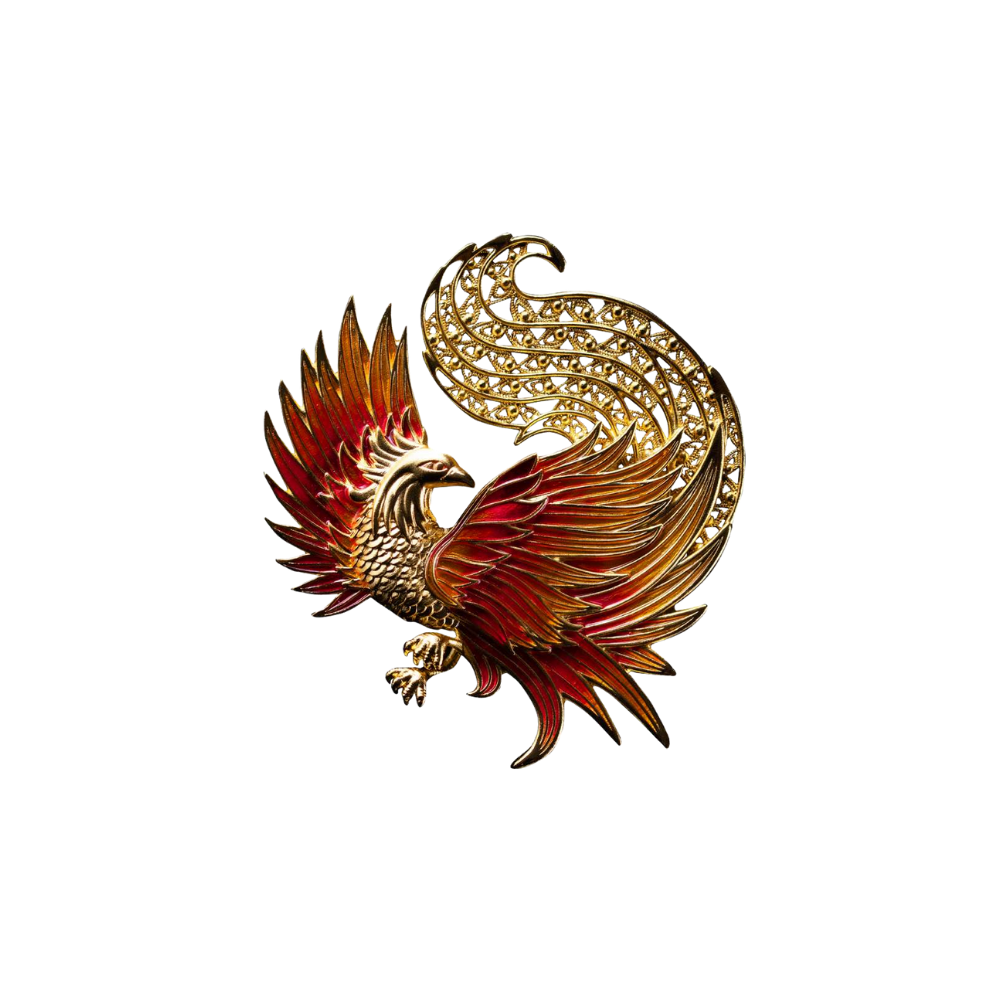 FILIGREE SHAPE PHOENIX 2 Oz Silver Coin $5 Samoa 2025