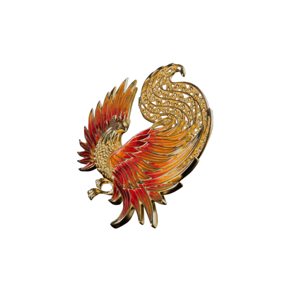 FILIGREE SHAPE PHOENIX 2 Oz Silver Coin $5 Samoa 2025