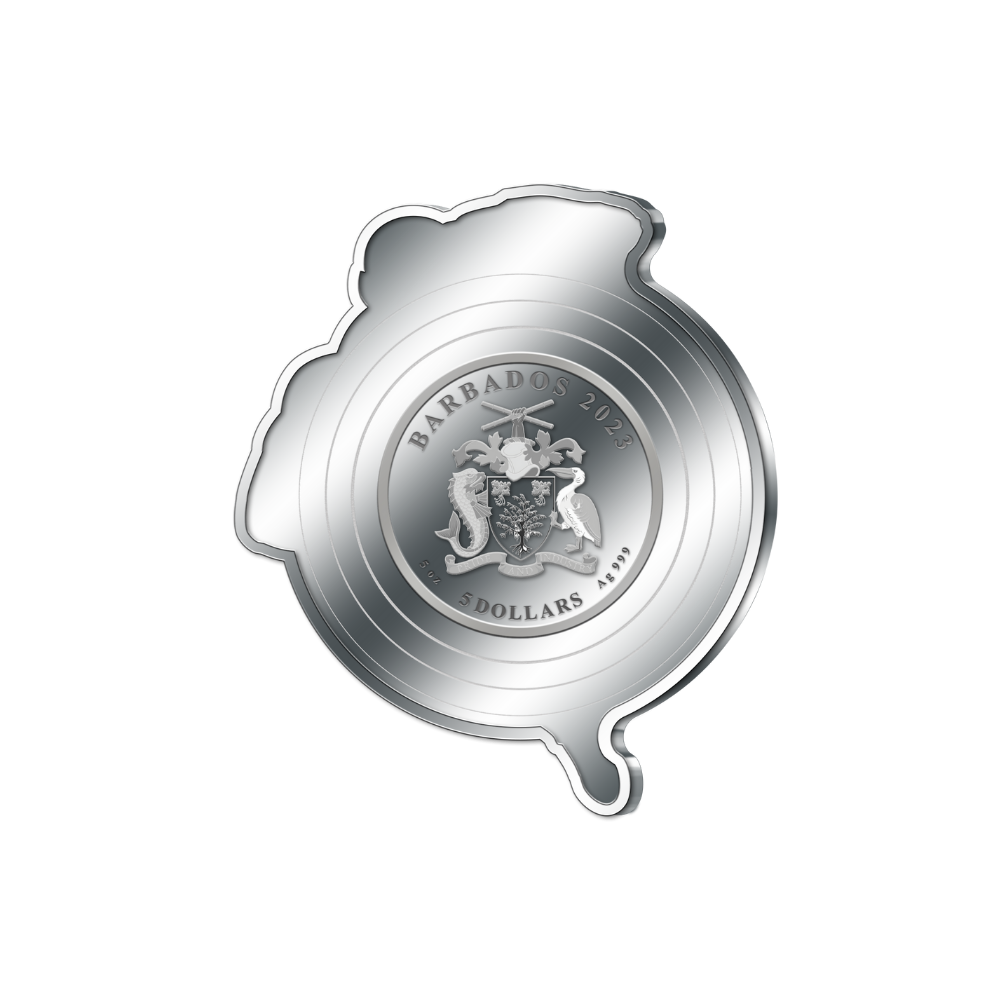 FLASH DC Comics 5 Oz Silver Coin $5 Barbados 2023