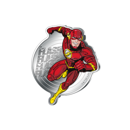 FLASH DC Comics 5 Oz Silver Coin $5 Barbados 2023