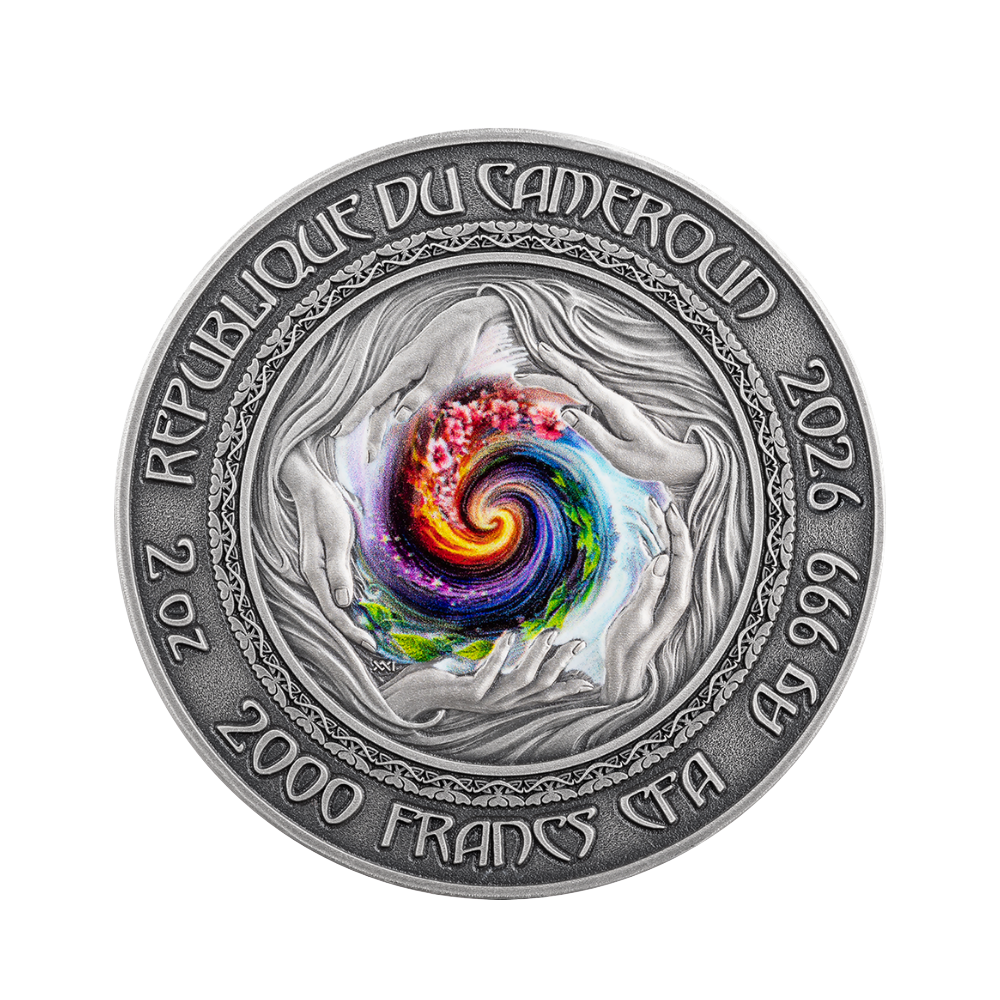 Flower Fairy Nature Spirits 2 Oz Silver Coin 2026 - Mint XXI