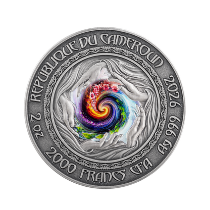 Flower Fairy Nature Spirits 2 Oz Silver Coin 2026 - Mint XXI