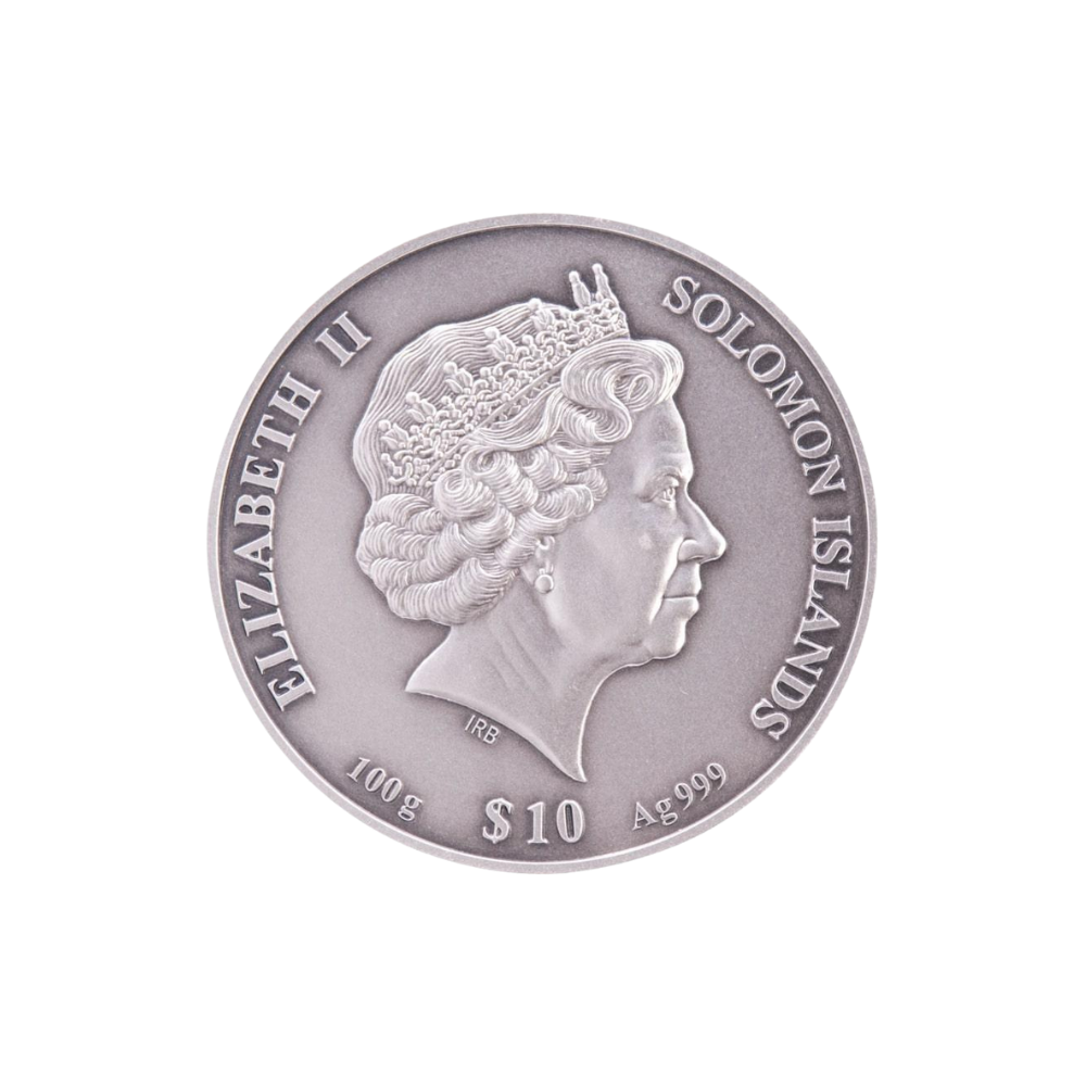 FORBIDDEN CITY 4 Layer Silver Coin $10 Solomon Islands 2020