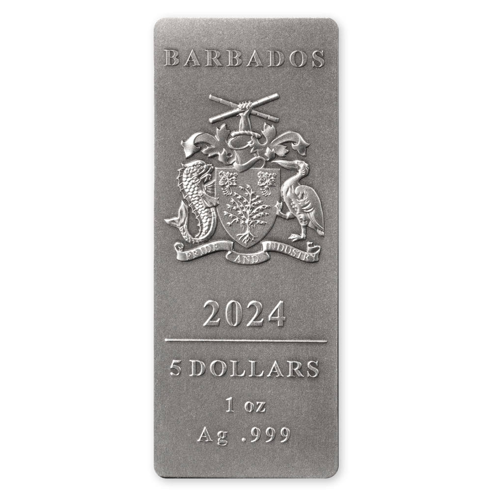 FOUR HORSEMEN OF APOCALYPSE Set 4 x 1 Oz Silver Coins $5 Barbados 2024
