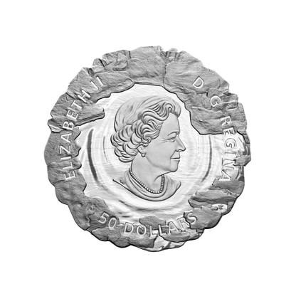 FRANKLINS LOST ARCTIC EXPEDITION Ship Silver Coin $50 Canada 2020