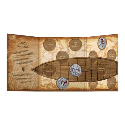 FREYDIS EIRIKSDOTTIR Way to Valhalla 2 Oz Silver Coin 2000 Francs Cameroon 2024 - PARTHAVA COIN