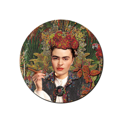 FRIDA KAHLO LA MARAVILLA Great Micromosaic Passion II 3 Oz Silver Coin $20 Palau 2023