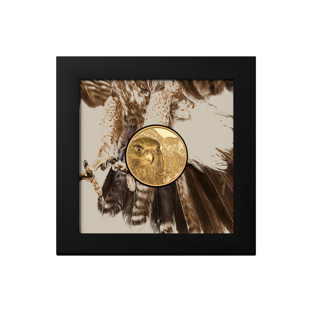 Falcon Wild Mongolia 1 Oz Gold Coin 2023