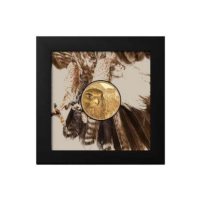 Falcon Wild Mongolia 1 Oz Gold Coin 2023