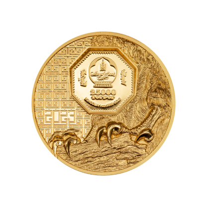 Falcon Wild Mongolia 1 Oz Gold Coin 2023