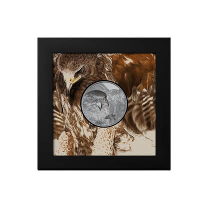 Falcon Wild Mongolia 2 Oz Silver Coin 2023