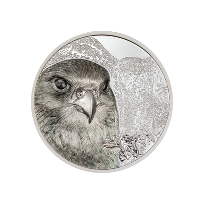 Falcon Wild Mongolia 3 Oz Silver Coin 2023