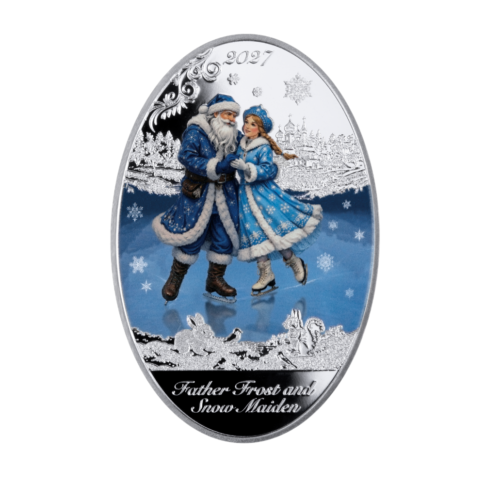 Father Frost and Snow Maiden 1 Oz Silver Coin 2027 MDM