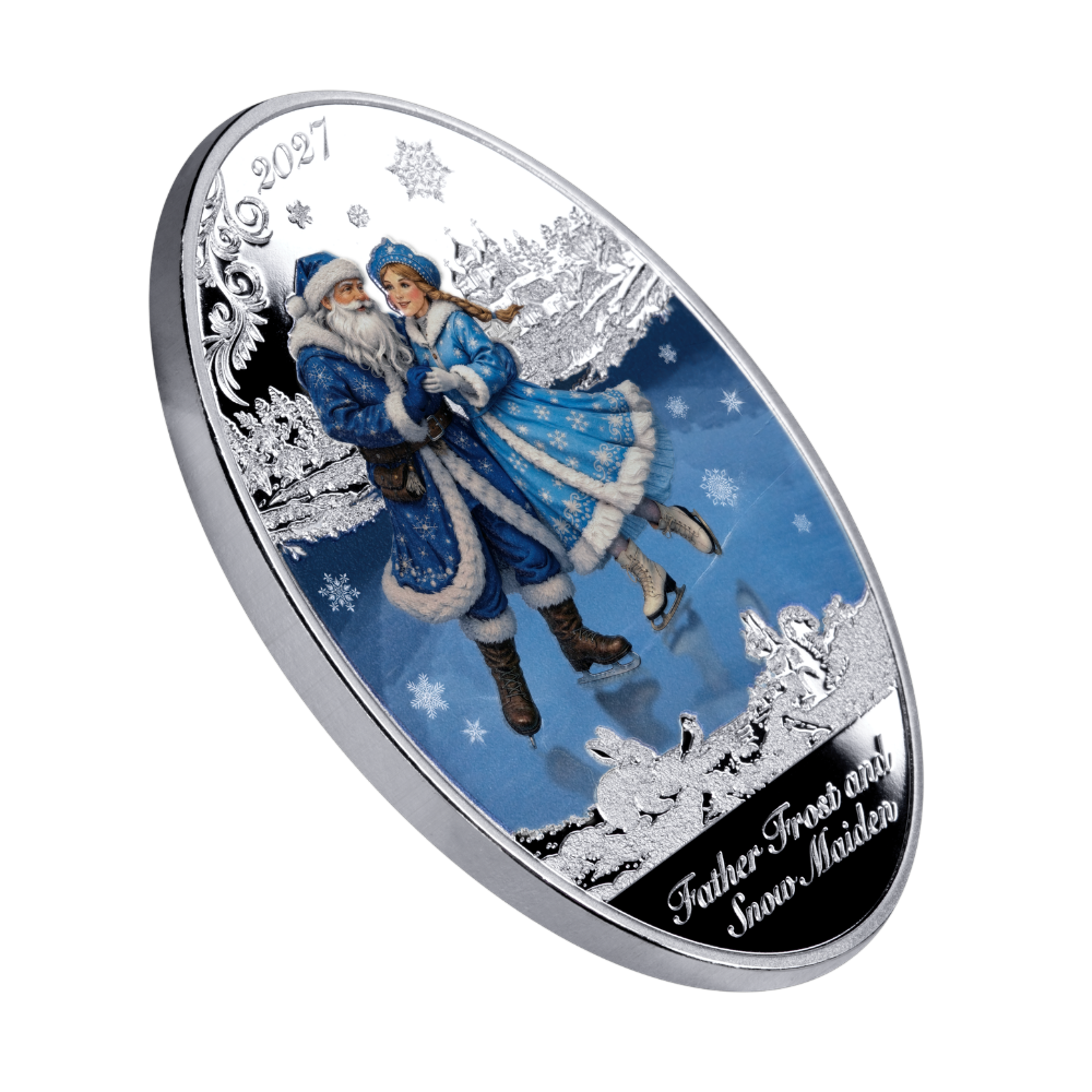 Father Frost and Snow Maiden 1 Oz Silver Coin 2027 MDM