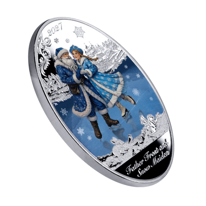 Father Frost and Snow Maiden 1 Oz Silver Coin 2027 MDM