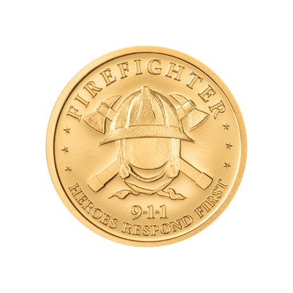 Firefighter First Responders Gold Coin 2026 CIT