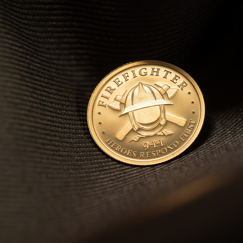 Firefighter First Responders Gold Coin 2026 CIT