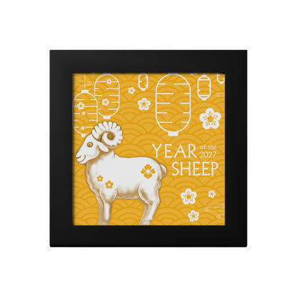 Fluffy Sheep Lunar Year Collection 1 Oz Gilded Silver Coin 2027 CIT