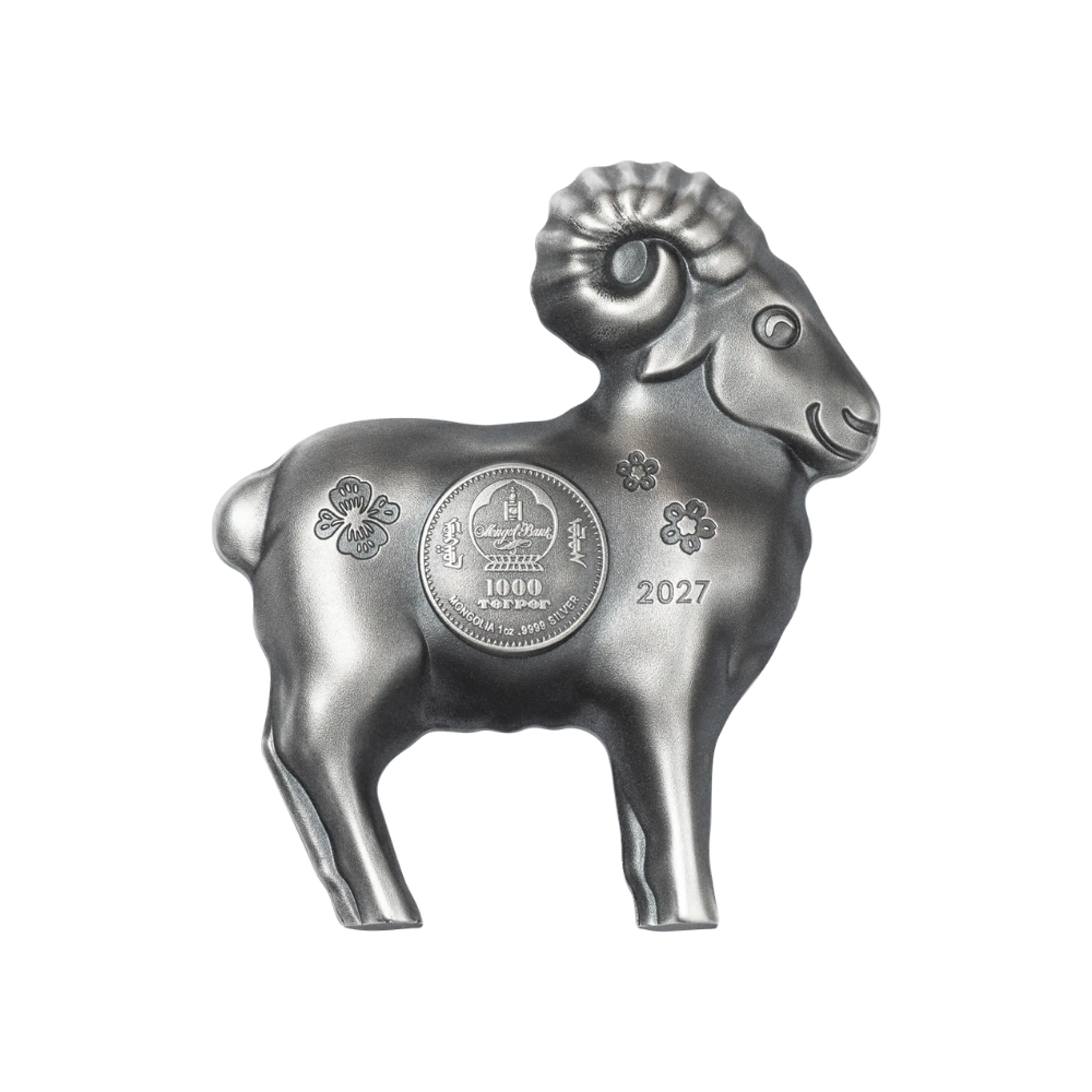 Fluffy Sheep Lunar Year Collection 1 Oz Silver Coin 2027 CIT COIN INVEST AG