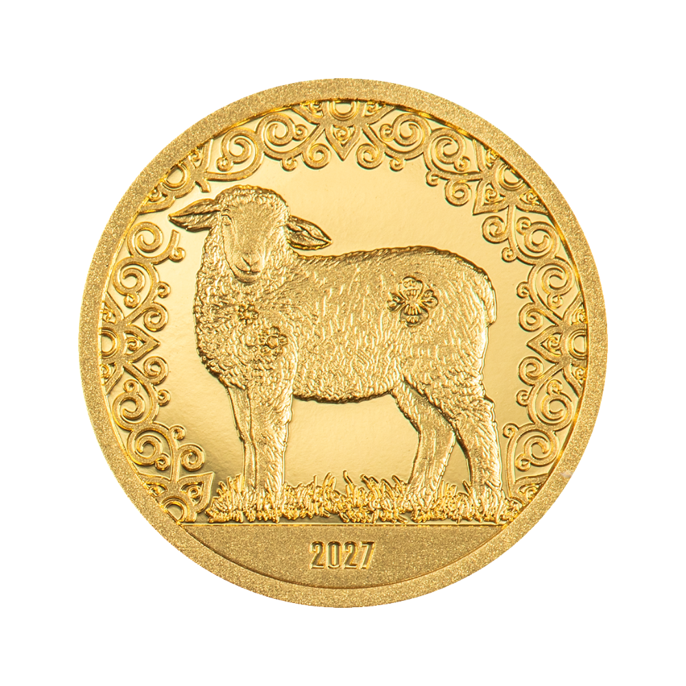 Fluffy Sheep Lunar Year Collection Gold Coin 2027