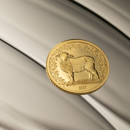 Fluffy Sheep Lunar Year Collection Gold Coin 2027