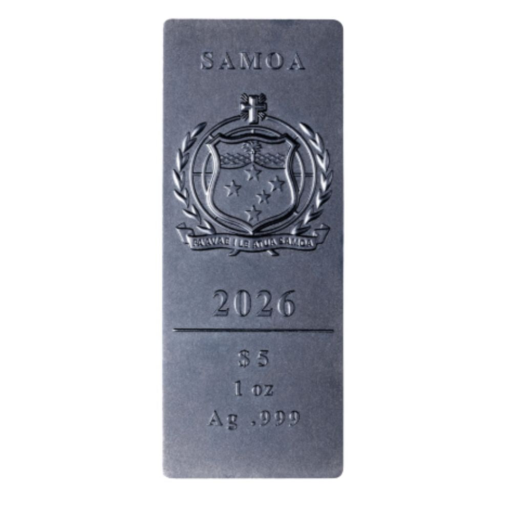 Football Edgeless Coin Bar Set 4 x 1 Oz Silver Coins FIFA 2026