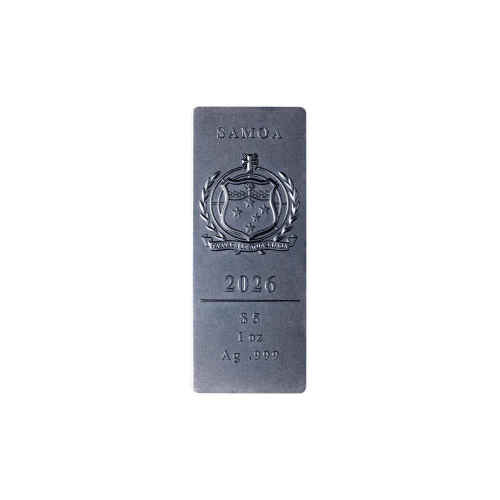 Football Edgeless Coin Bar Set 4 x 1 Oz Silver Coins FIFA 2026