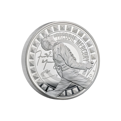 Freddie Mercury Legends Of Music 5 Oz Silver Coin 2025 MDM