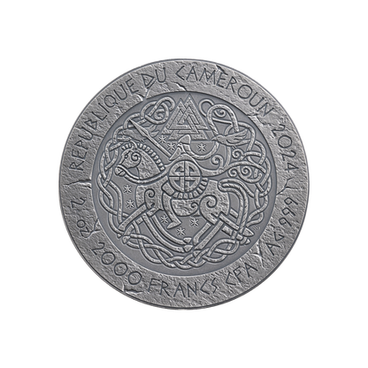 Freydis Eiriksdottir Way to Valhalla 2 Oz Silver Coin 2024