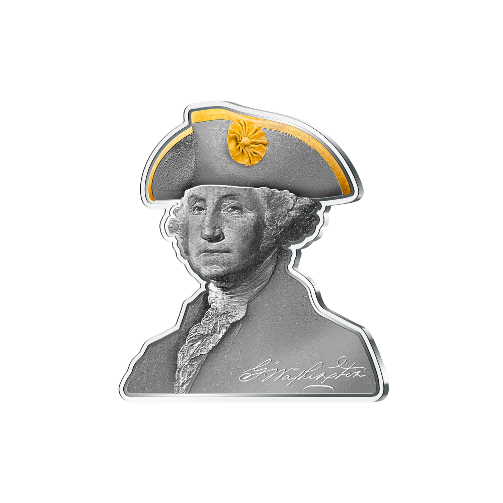 GEORGE WASHINGTON 3 Oz Silver Coin $5 Samoa 2024