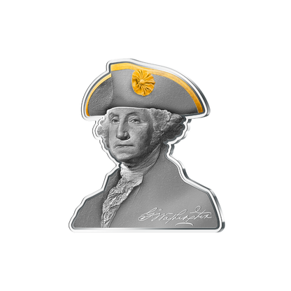 GEORGE WASHINGTON 3 Oz Silver Coin $5 Samoa 2024