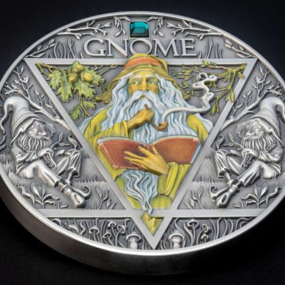 GNOME Elemental series 2 Oz Silver Coin 2000 Francs Cameroon 2024