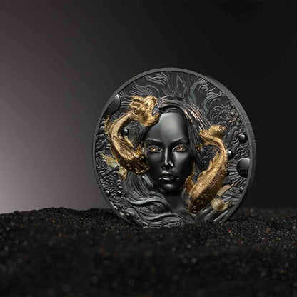 Goddess of water greek mythology 2 oz Silver coin - PARTHAVA COIN