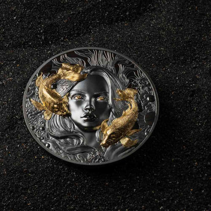 Goddess of water greek mythology 2 oz Silver coin - PARTHAVA COIN
