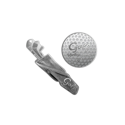 GOLF Heritage Sports Set 2 Silver Coins $1 Solomon Islands 2022