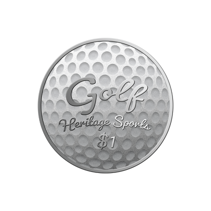 GOLF Heritage Sports Set 2 Silver Coins $1 Solomon Islands 2022