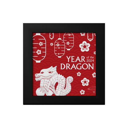 GREAT DRAGON Lunar Collection 1 Oz Silver Coin 1000 Togrog Mongolia 2024