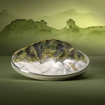 GREAT WALL OF CHINA 3 Oz Silver Coin $20 Cook Islands 2025 - PARTHAVA COIN