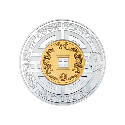 GREAT WALL OF CHINA 3 Oz Silver Coin $20 Cook Islands 2025