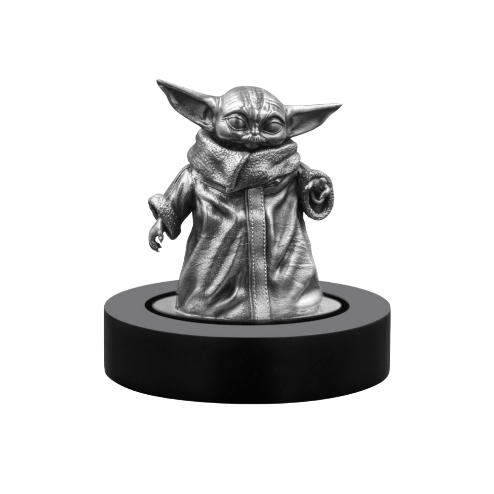 GROGU™ Star Wars 3D Limited Edition Silver Miniature 2021