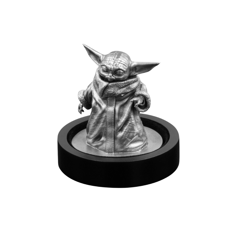 GROGU™ Star Wars 3D Limited Edition Silver Miniature 2021
