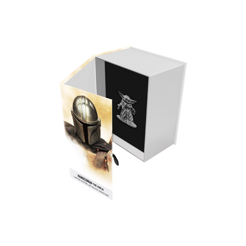 GROGU™ Star Wars 3D Limited Edition Silver Miniature 2021