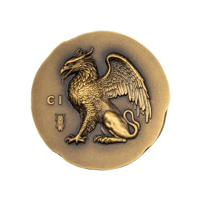 GRYPHON Numismatic Icons 1 Oz Gold Coin $250 Cook Islands 2024