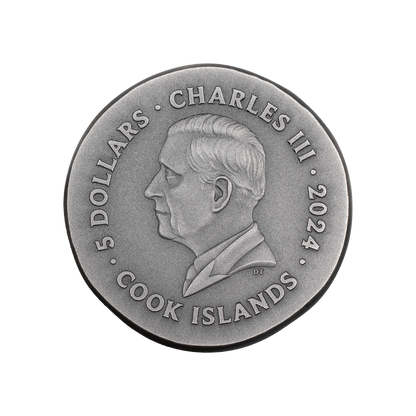 GRYPHON Numismatic Icons 1 Oz Silver Coin $5 Cook Islands 2024