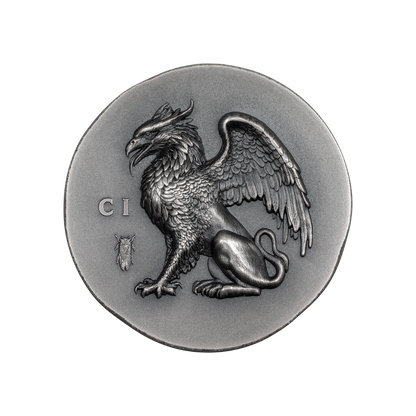 GRYPHON Numismatic Icons 1 Oz Silver Coin $5 Cook Islands 2024