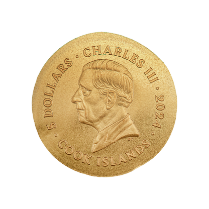 GRYPHON Numismatic Icons Gold Coin $5 Cook Islands 2024