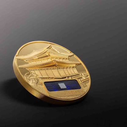 Gyeongbokgung Palace Tiffany Art Metropolis 5 Oz Gold Coin 2024