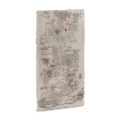 Game of Thrones™ Map of Westeros 5 Oz Pure Silver Collectible Agoro