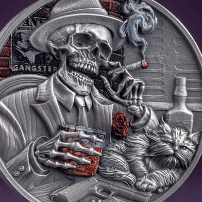 Gangster Memento Mori 1 Oz Silver Coin 2025