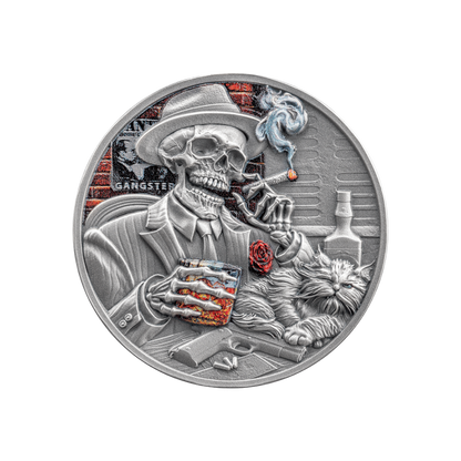 Gangster Memento Mori 1 Oz Silver Coin 2025